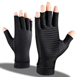 Copper Compression Gloves Best Fit For Arthritis Hands And Carpal Tunnel Syndrome​