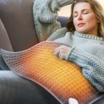 Portable Weighted Electric Heating Pad For Menstrual Period Cramps And Back Pain