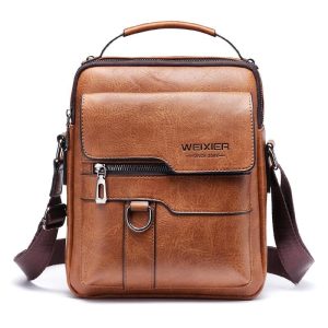 Crossbody Messenger Bag For Men - Male Shoulder Bag Side Bag Sling Bag Satchel Bag