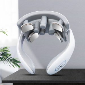 Electric Pulse Neck And Shoulder Massager With Heat