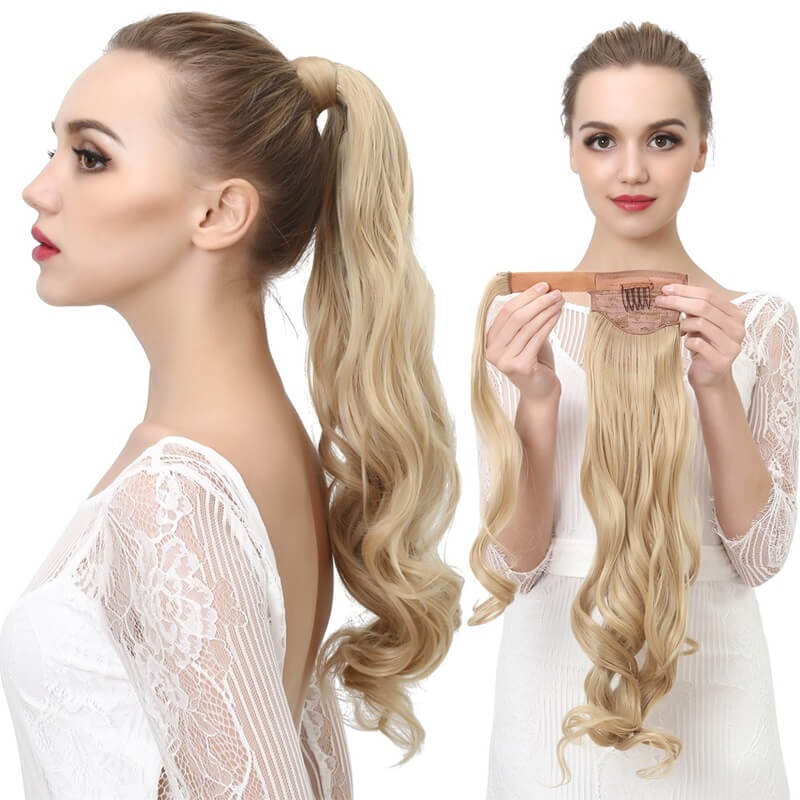 ponytail-hair-piece-extensions-clip-in-curly-fake-pony-tail-1 Ponytail Hair Piece Extensions - Clip In Curly Fake Pony Tail