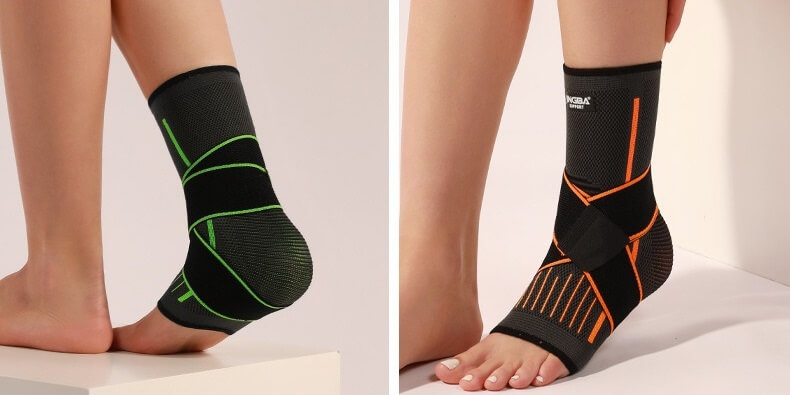 Ankle Support Brace For Sprain - Achilles Tendon Supported Wrap Compression Sleeve