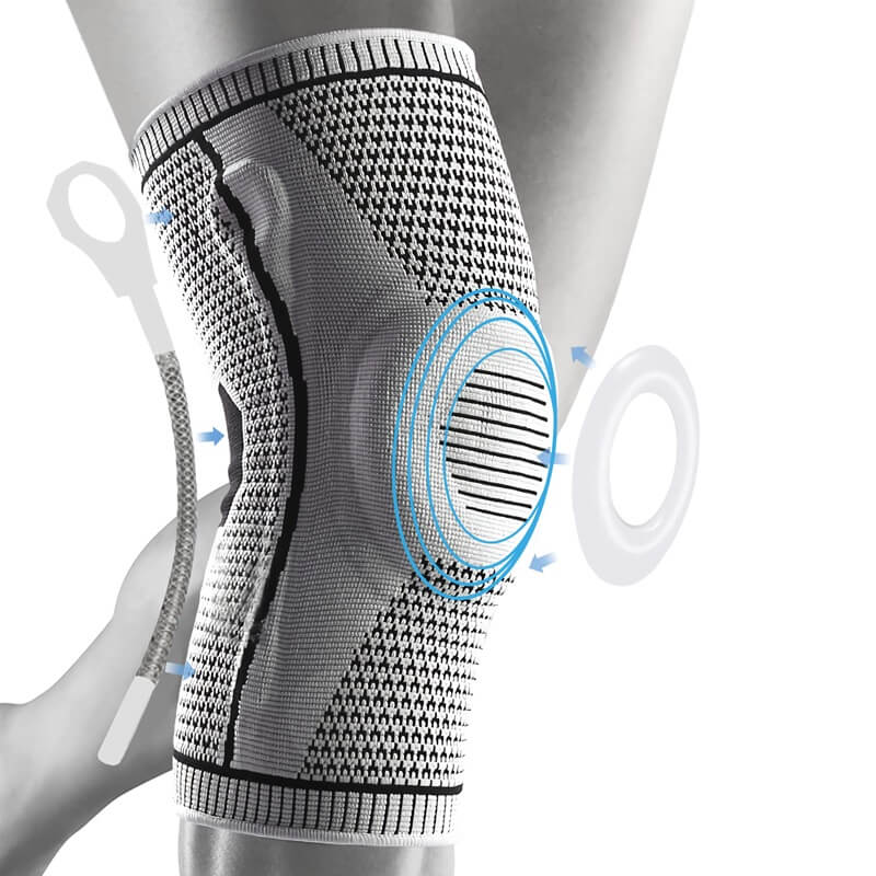 Knee Joint Brace & Arthritic Pain Relief - Meniscus Tear Support Compression Sleeve