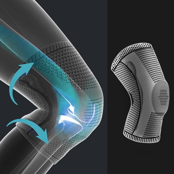 Knee Joint Brace & Arthritic Pain Relief - Meniscus Tear Support Compression Sleeve