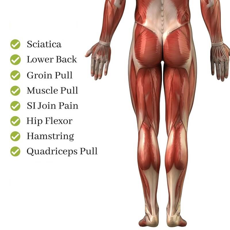 Sciatica Nerve Joint Pain Immediate Relief Treatment & Therapy - Hip Pain Support Brace
