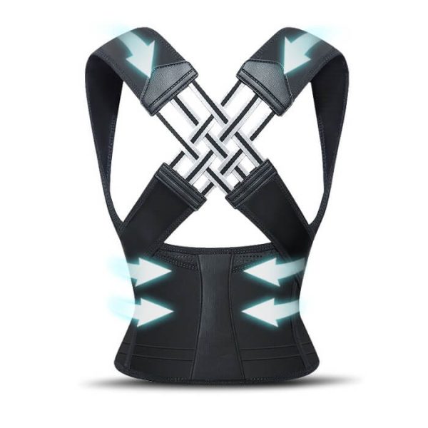 Back Support Brace Posture Corrector - Improve Bad & Poor Posture For Men & Women