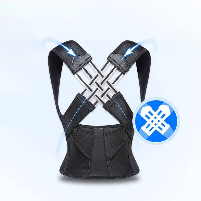 Back Support Brace Posture Corrector - Improve Bad & Poor Posture For Men & Women