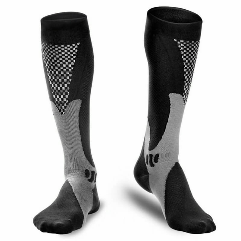 Unisex Compression Socks - Men Women Support Stockings For Plantar Fasciitis & Neuropathy
