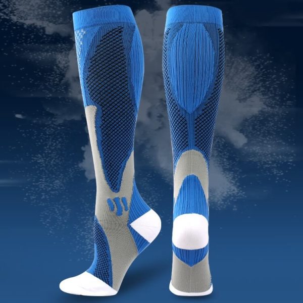 Unisex Compression Socks - Men Women Support Stockings For Plantar Fasciitis & Neuropathy
