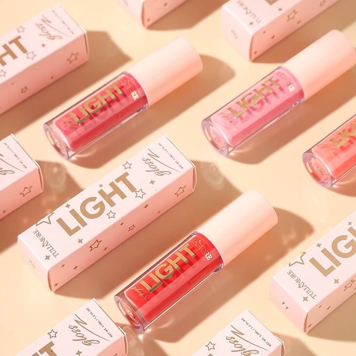 Lip Plumper Gloss - Shine Lip Oil & Lipstick Set Long Lasting For Glossy Lips