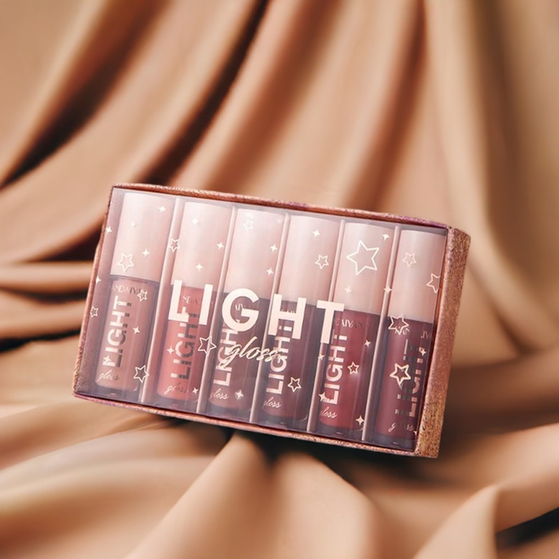 Lip Plumper Gloss - Shine Lip Oil & Lipstick Set Long Lasting For Glossy Lips