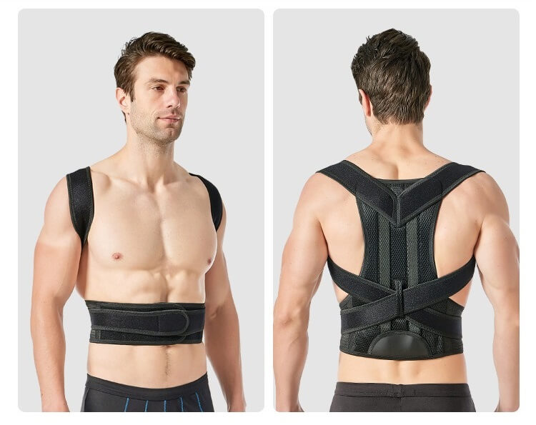 Back Support Brace Posture Corrector - Straightener Belt For Bad & Poor Posture