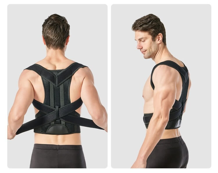 Back Support Brace Posture Corrector - Straightener Belt For Bad & Poor Posture