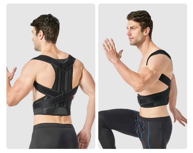 Back Support Brace Posture Corrector - Straightener Belt For Bad & Poor Posture