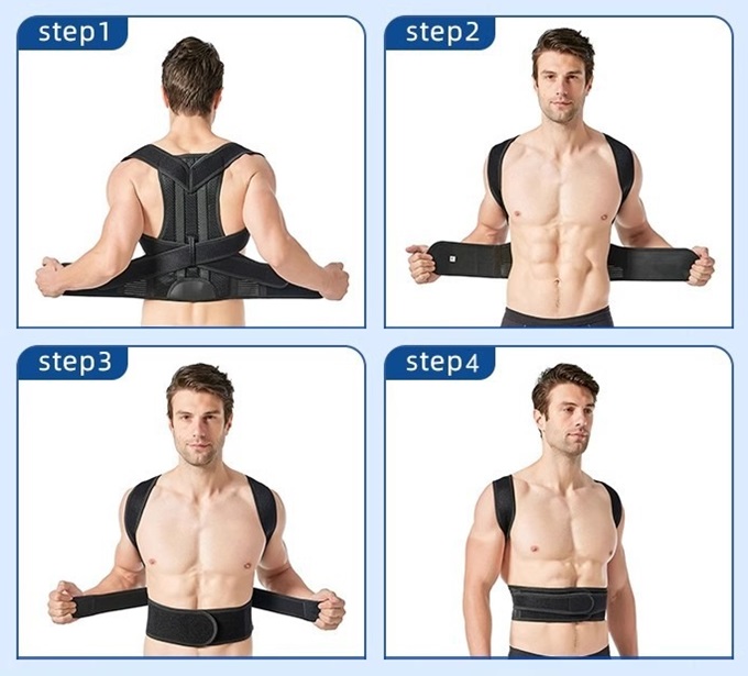 Back Support Brace Posture Corrector - Straightener Belt For Bad & Poor Posture