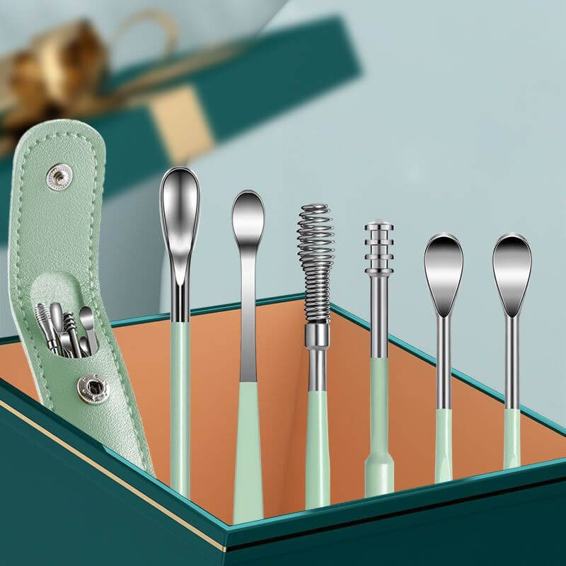 Ear Wax & Cerumen Removal Kit - Ear Dirt Remover & Impacted Earwax Cleaner