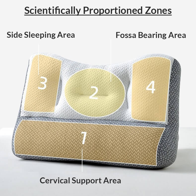 Top Rated Cervical Support Pillow For Back And Side Sleepers With Sore Neck Pain Problems